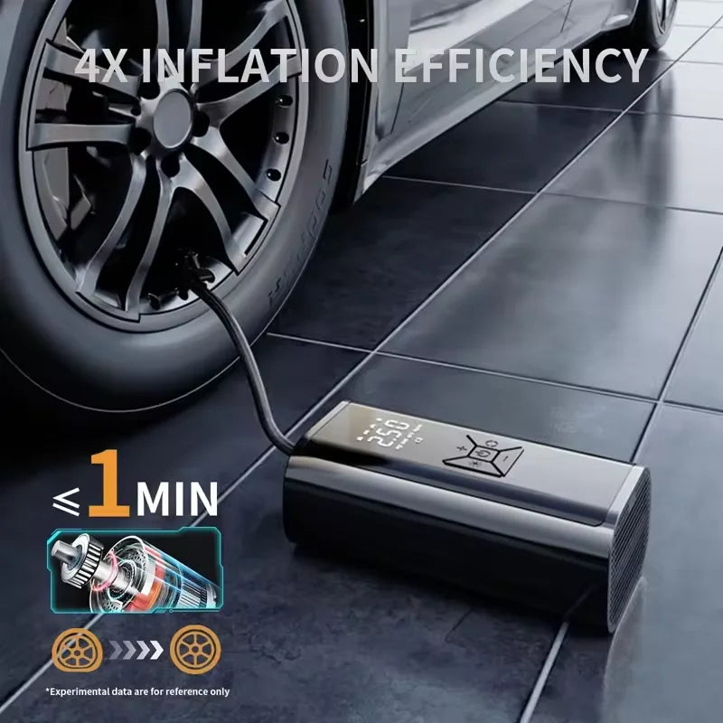 YIJU Wireless Air Pump 150psi Portable Electric Tire Inflator For Car ...